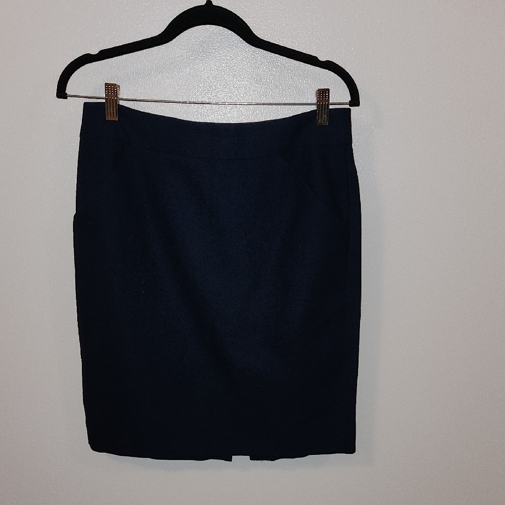J. Crew Navy Pencil Skirt